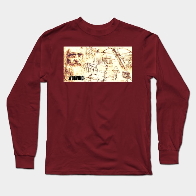 DAVinci Long Sleeve T-Shirt by GenaroW